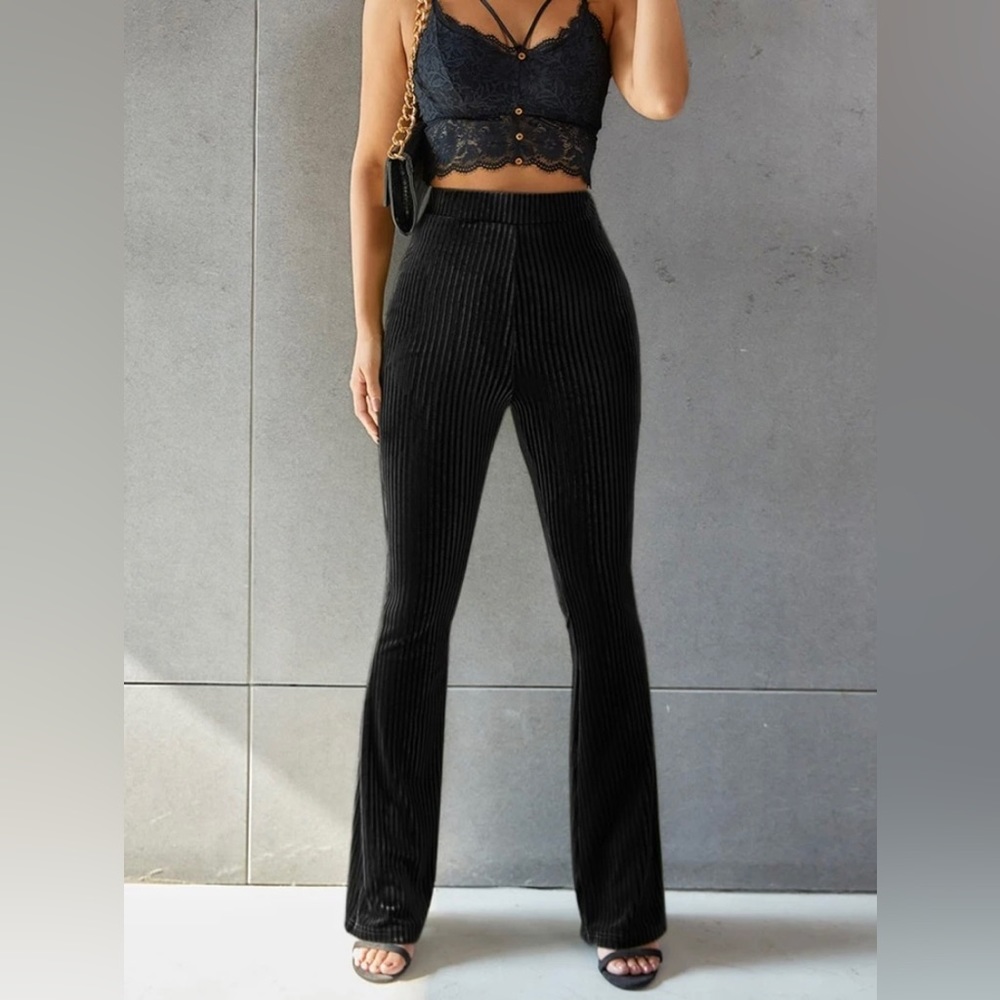 NWT Velvet Fit and Flare Pants